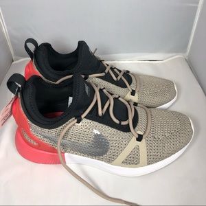 Nike Womens Duel Racer size 8.5, pink & tan.